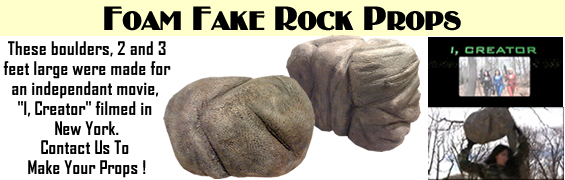 Custom Made Fake Foam Rock Props